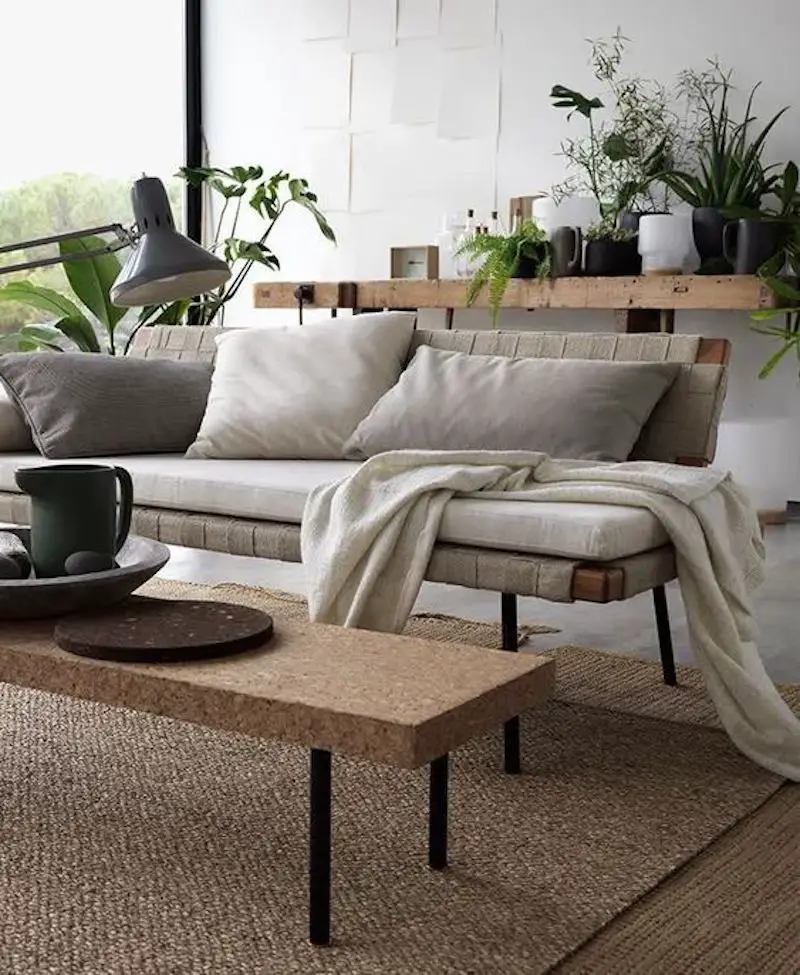 natural elements in japandi design